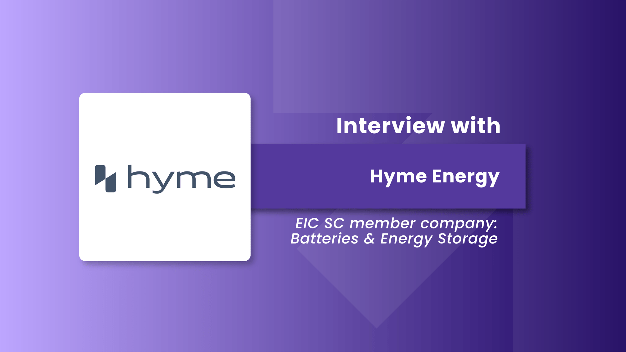 Hyme Energy_video interview