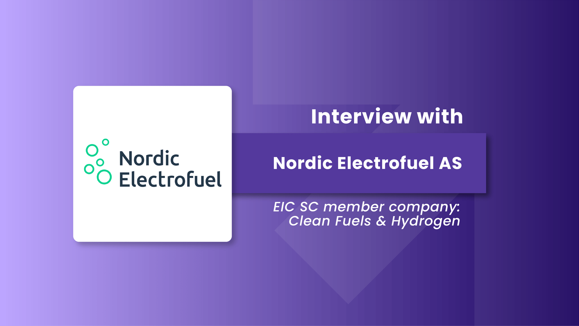 Nordic Electrofuel_video interview